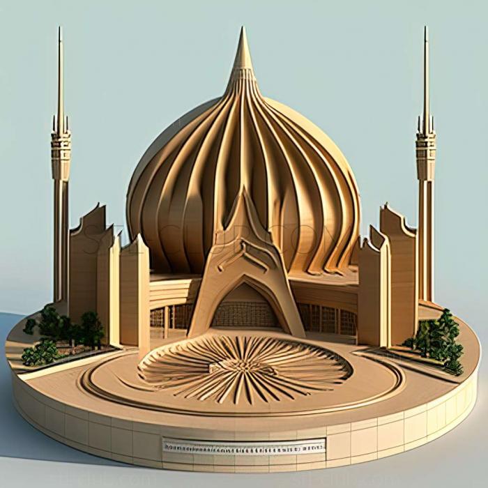 3D model Ashgabat Turkmenistan (STL)